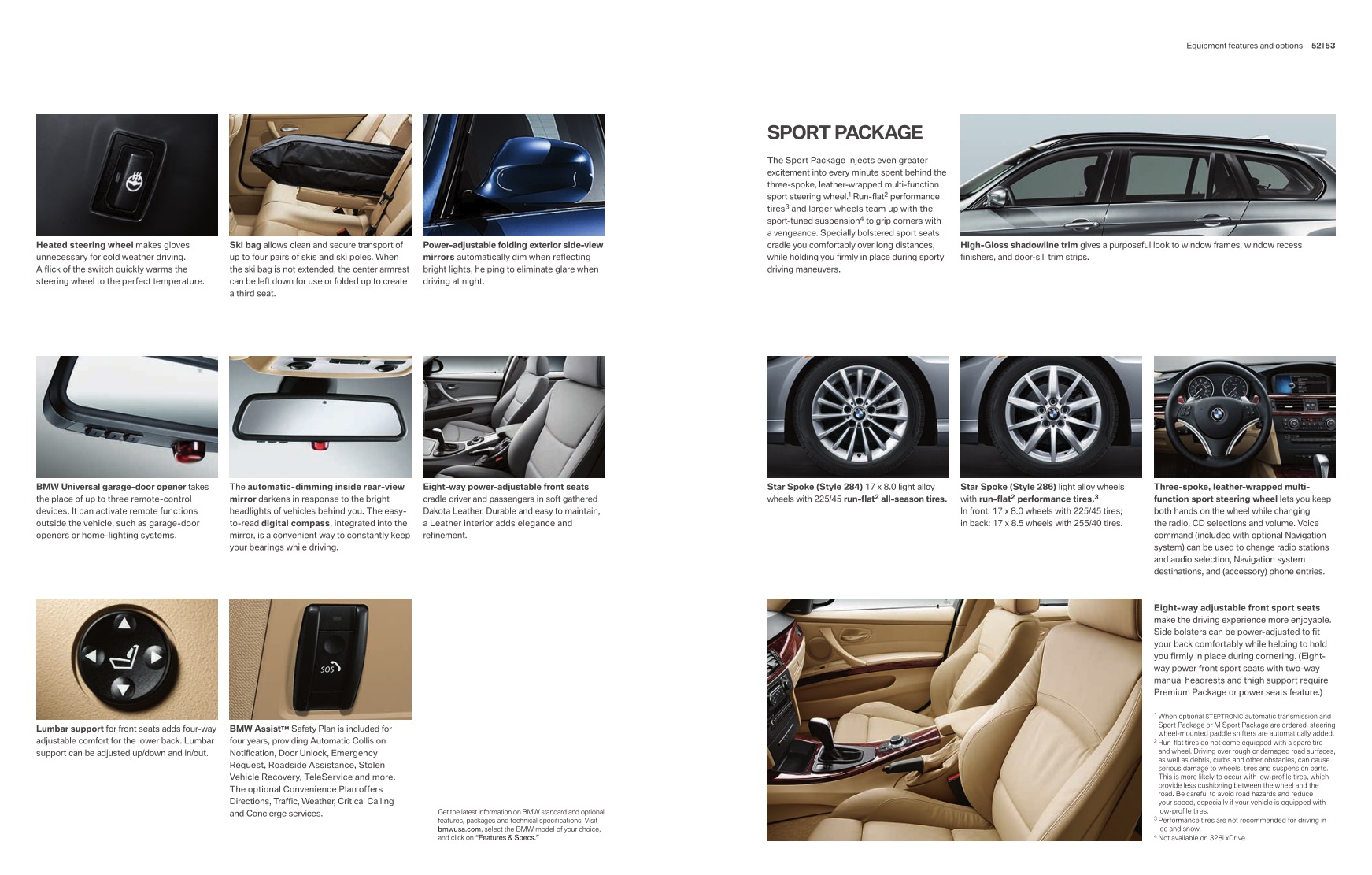 2012 BMW 3-Series Wagon Brochure Page 23